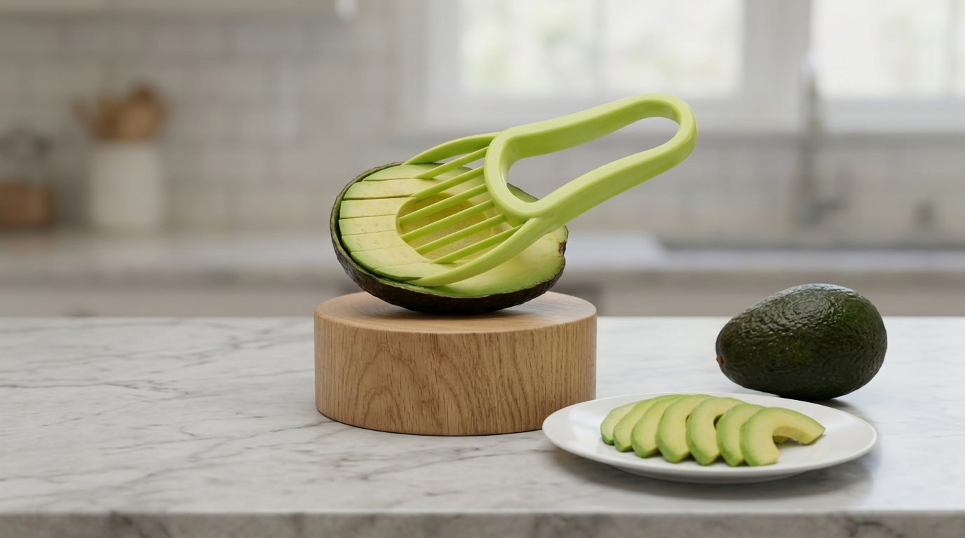 Cuchillo 3 en 1 para aguacate: pelar, cortar y deshuesar - Imagen 2